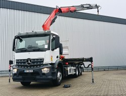 Mercedes-Benz Arocs 2535 17 TM Fassi Kraan, Crane, Kran, Grue - Afstandsbediening TT 4795