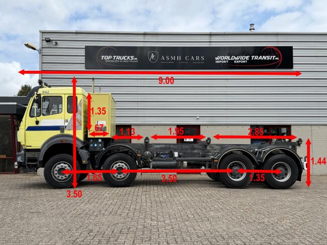 Mercedes-Benz SK 3234 8x4 - V6 - Euro 2 - Big Axels - Full Steel - Hub reduction TT 4482