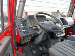 Mercedes-Benz Unimog U 5000 4x4 - (type 437.4) 4000 ltr -Lier, Winch -Feuerwehr Doppelkabine,Uberrollkafig - Rosenbauer - Expeditievoertuig, Camper TT 4836