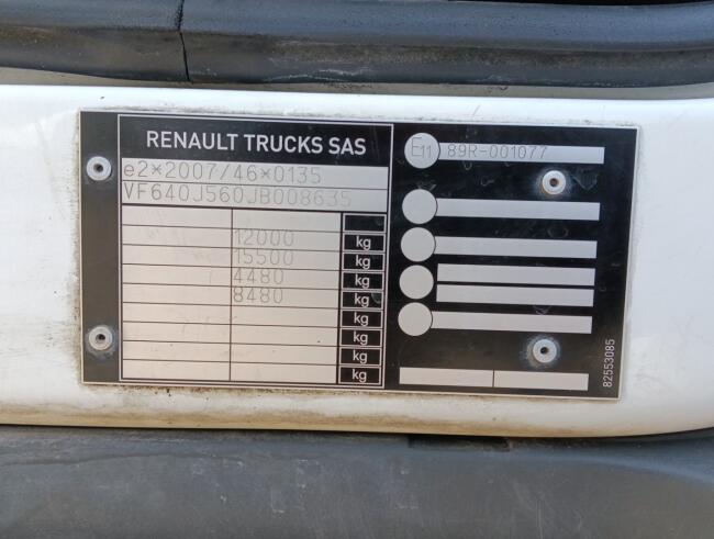 Renault D 210.12 Carrier Supra 850 MT, 2 Verdampers, Diepvries -30,  DHollandia Laadklep, LDW, Loadlift TT 4850