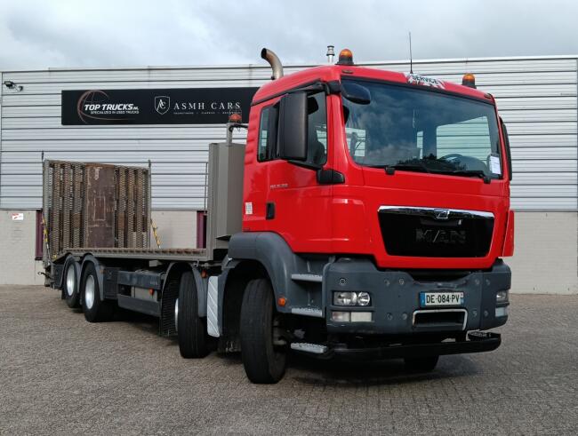 MAN TGS 35.360 8x2 - Machine transporter, Oprijwagen, afsleepwagen 6.2T. lier TT 4860