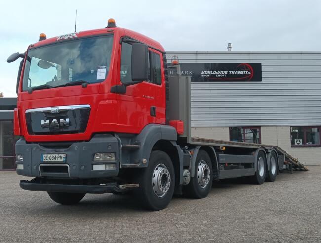MAN TGS 35.360 8x2 - Machine transporter, Oprijwagen, afsleepwagen 6.2T. lier TT 4860