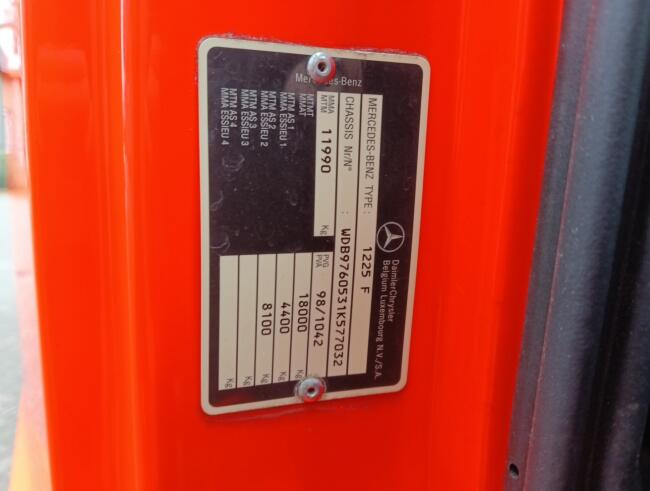 Mercedes-Benz Atego 1225 Calamiteiten, Brandweer, Crewcab, Dubbele cabine, Reddingsset, Holmatro TT 4863