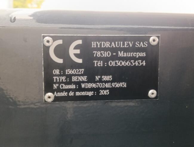 Mercedes-Benz Atego 1023 Kipper, 2 compartimenten, Airco, Low km! TT 4869