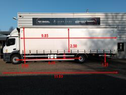 Mercedes-Benz Antos 1830 DHollandia Laadklep, Loadlift 1.500 kg, TT 4884