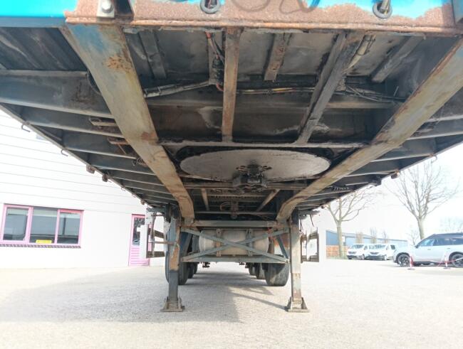 Pacton T3 003 Kennis 14TM Kraan -3 assige steentrailer, Boomtrailer -2 assen gestuurd, Steunpoten TT 4906