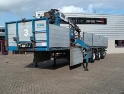 Pacton T3 003 Kennis 14TM Kraan -3 assige steentrailer, Boomtrailer -2 assen gestuurd, Steunpoten TT 4906