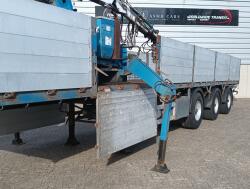 Pacton T3 003 Kennis 14TM Kraan -3 assige steentrailer, Boomtrailer -2 assen gestuurd, Steunpoten TT 4906
