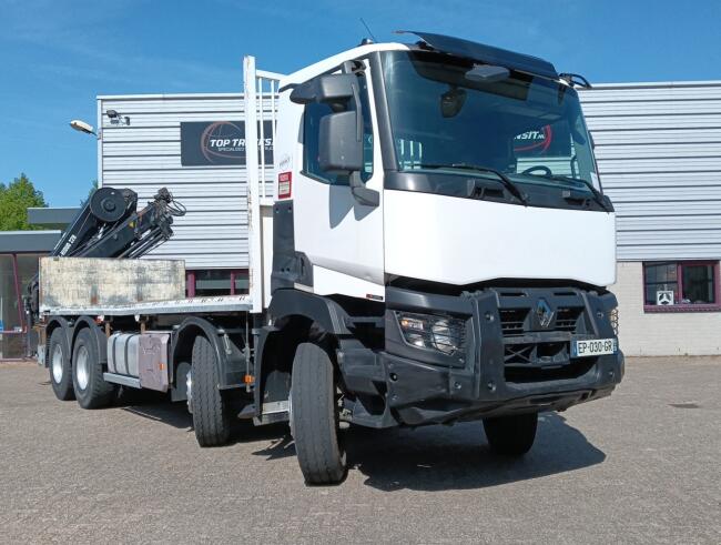 Renault C430 8x4 - HIAB 22TM Kraan, Kran, Crane -Climate Control -Remote Control TT 4917