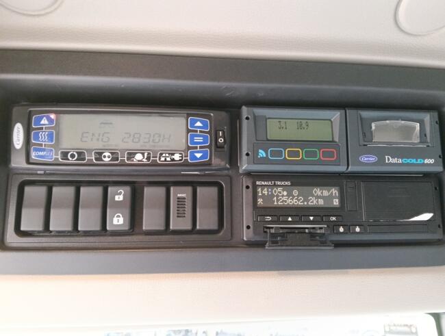 Renault D 12.240 DXI Carrier Supra 850 MT, 2 Verdampers, Diepvries -30 - DHollandia Laadklep, LDW, Loadlift TT 4923