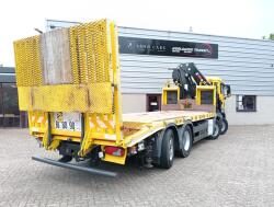 MAN TGS 35.500 8x2 - Hiab 37.7TM Kraan, Machine transporter, Oprijwagen, afsleepwagen 6.2T. lier TT 4936