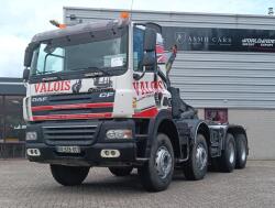 DAF FAD CF 85.410 8x4 -Marrel 20t. Haakarm, Hooklift, Abrolkipper -Retarder -Manuel -Airco -Big Axle -BB -Knikarm TT 4941