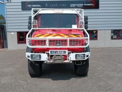 Unimog U 5000 4x4 - Mercedes-Benz (type 437.4) 4.000 ltr - Hydraulische Lier 6.t., Winch -Feuerwehr Doppelkabine,Uberrollkafig TT 4953