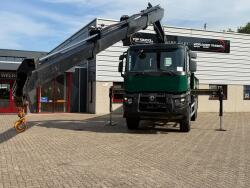 Renault K 460 6x6 -HIAB 18TM Kraan, Crane, Kran, Grue -Bladgeveerd, Grote assen TT 4963