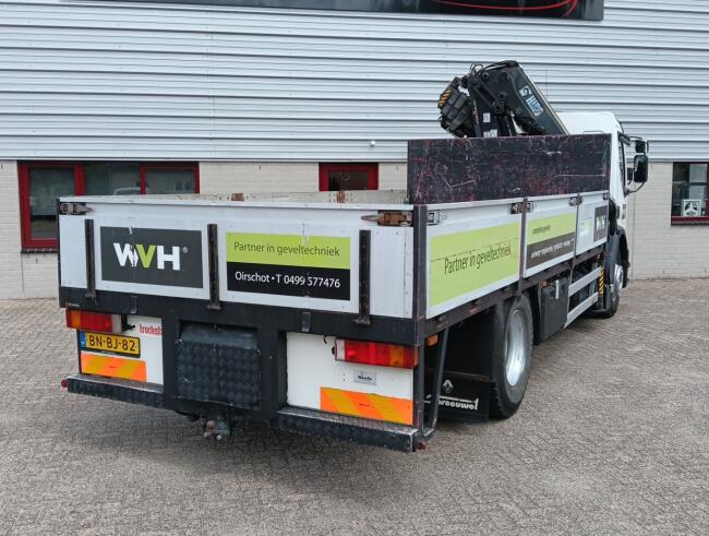 Renault Midlum 220 DCI Hiab 16 TM Kraan, Crane, Kran -Nieuwe APK, TUV -Handgeschakeld, Manuel TT 4966
