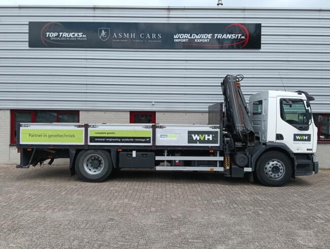 Renault Midlum 220 DCI Hiab 16 TM Kraan, Crane, Kran -Nieuwe APK, TUV -Handgeschakeld, Manuel TT 4966