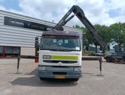 Renault Midlum 220 DCI Hiab 16 TM Kraan, Crane, Kran -Nieuwe APK, TUV -Handgeschakeld, Manuel TT 4966