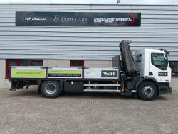 Renault Midlum 220 DCI Hiab 16 TM Kraan, Crane, Kran -Nieuwe APK, TUV -Handgeschakeld, Manuel TT 4966-A