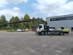 Renault Midlum 220 DCI Hiab 16 TM Kraan, Crane, Kran -Nieuwe APK, TUV -Handgeschakeld, Manuel TT 4966-A