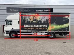 DAF CF 340 FA DHollandia laadklep 2500KG - Schuifzeilen - LBW - LoadLift TT 4976
