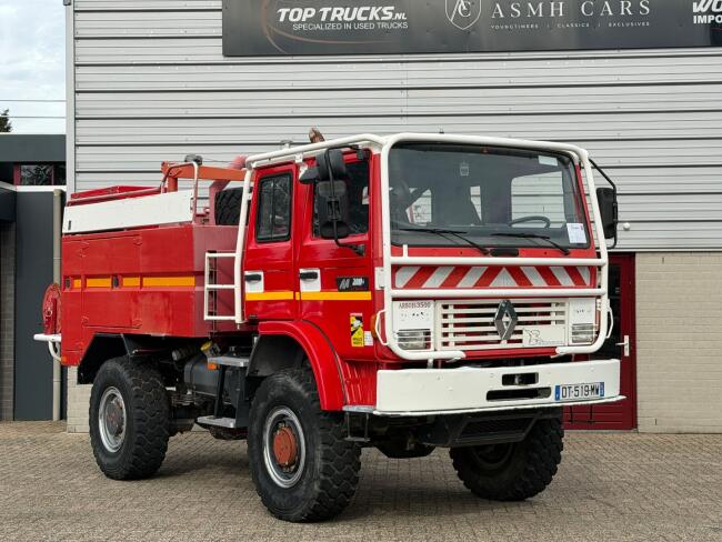 Renault M 210 Midliner 4x4 - 3.500 ltr watertank -Brandweer -Feuerwehr -Fire brigade -Telma Brake  - Expeditie - Camper  - Rolbeugel TT 4994