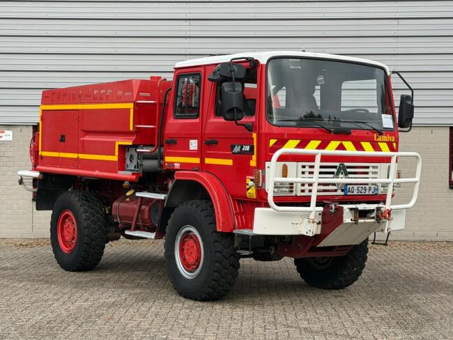Renault M 210 Midliner 4x4 4x4 - 3.500 ltr watertank -Trekhaak 3500kg - Lier - Brandweer, Feuerwehr, Fire brigade - TT 5005