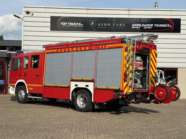Mercedes-Benz ATEGO 1628 2400 ltr water - 200 ltr schuim - 4x2 - Super Crew - Ziegler pomp - Lier - Generator -  Euro 3 - Brandweer, Feuerwehr, Fire truck TT 5010