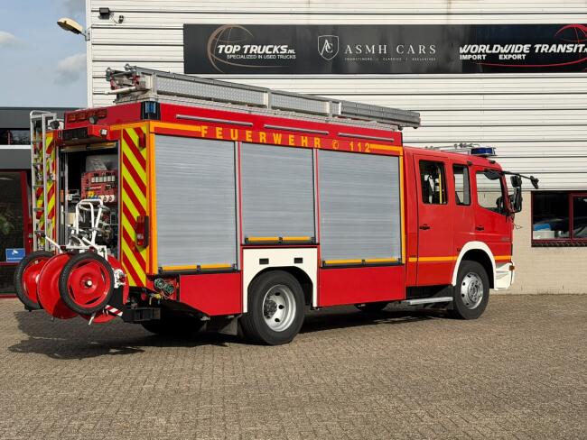 Mercedes-Benz ATEGO 1628 2400 ltr water - 200 ltr schuim - 4x2 - Super Crew - Ziegler pomp - Lier - Generator -  Euro 3 - Brandweer, Feuerwehr, Fire truck TT 5010